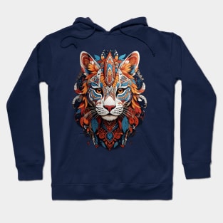 Tribal Mountain Lion One Hoodie